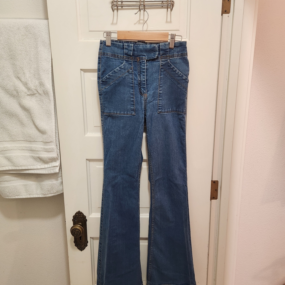 Forever 21 Blue Flare Jeans